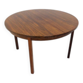 Scandinavian rosewood dining table, Sweden, 1960s