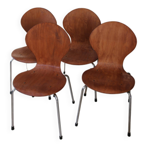 Ensemble 4 chaises scandinaves