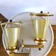 Pair of 50s design wall lamps