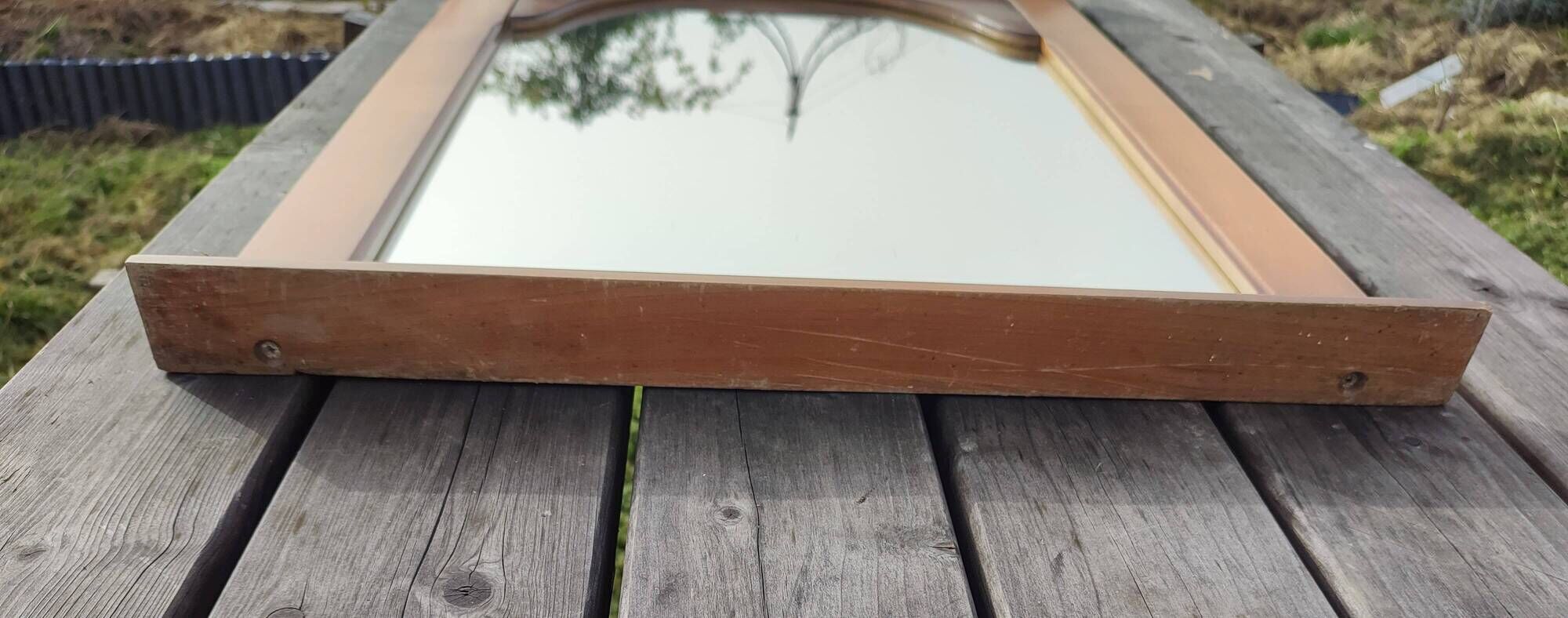 Miroir style classique en bois massif