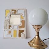 Vintage tulip base brass lamp