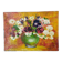 Acrylic on canvas, old painting, vintage still life, country decoration