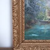 Landscape oil painting