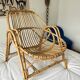Vintage rattan armchair