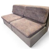 7-piece vintage modular sofa / living room / sofa