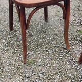 Set of 6 old bistro chairs Baumann and others