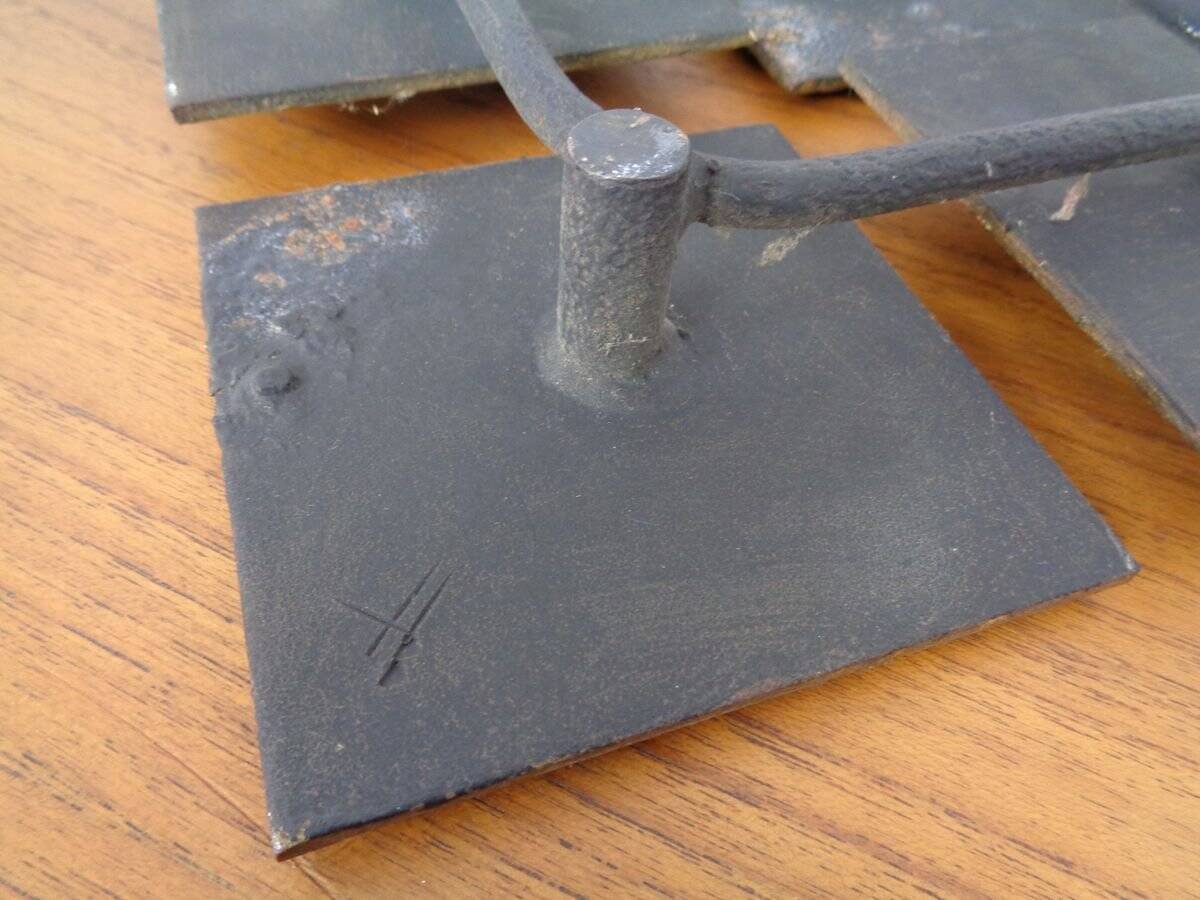 Brutalist Metal Wall Panel, 1960s