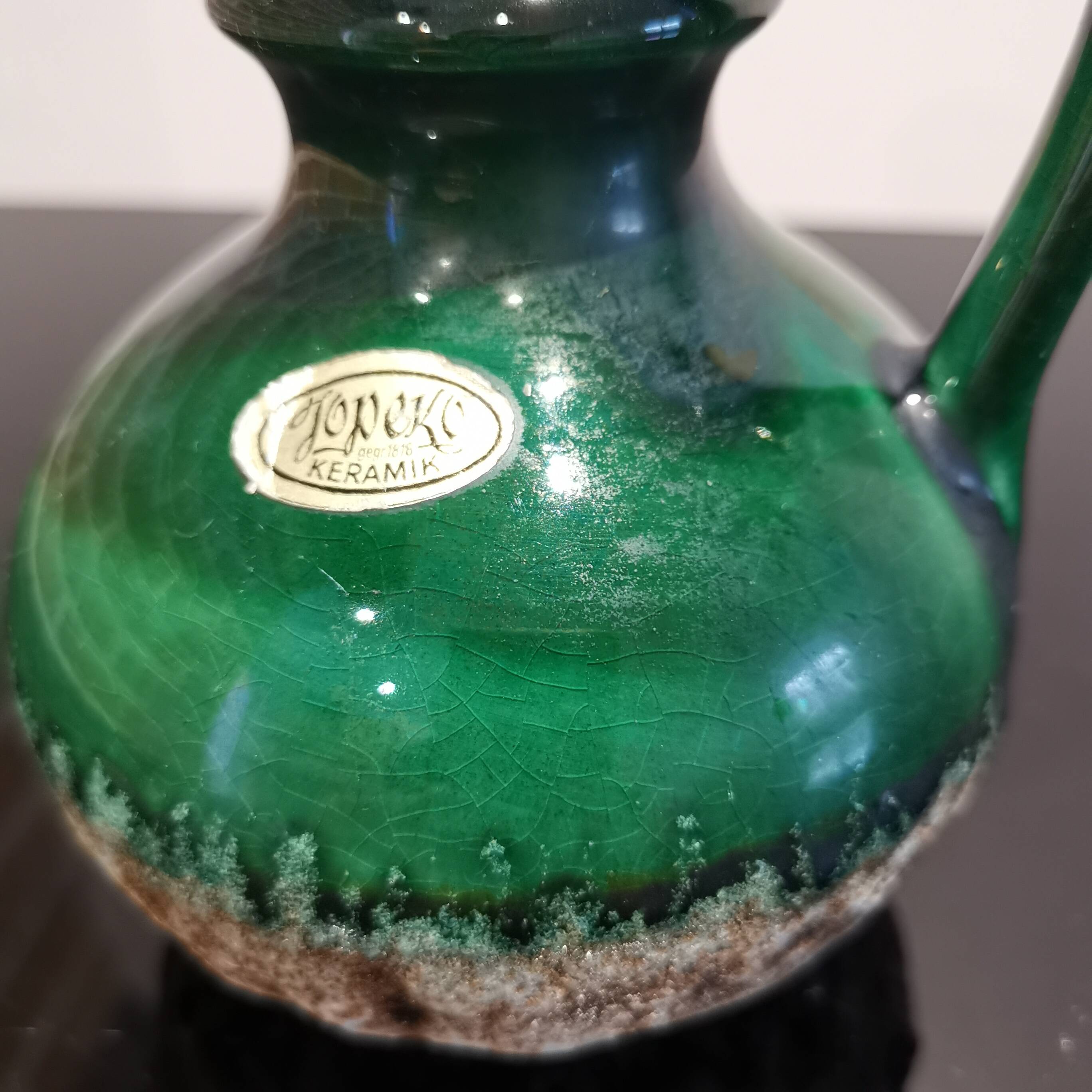 Fat Lava Vase Germany Jopeko Keramik 1201-21 1960s | Selency