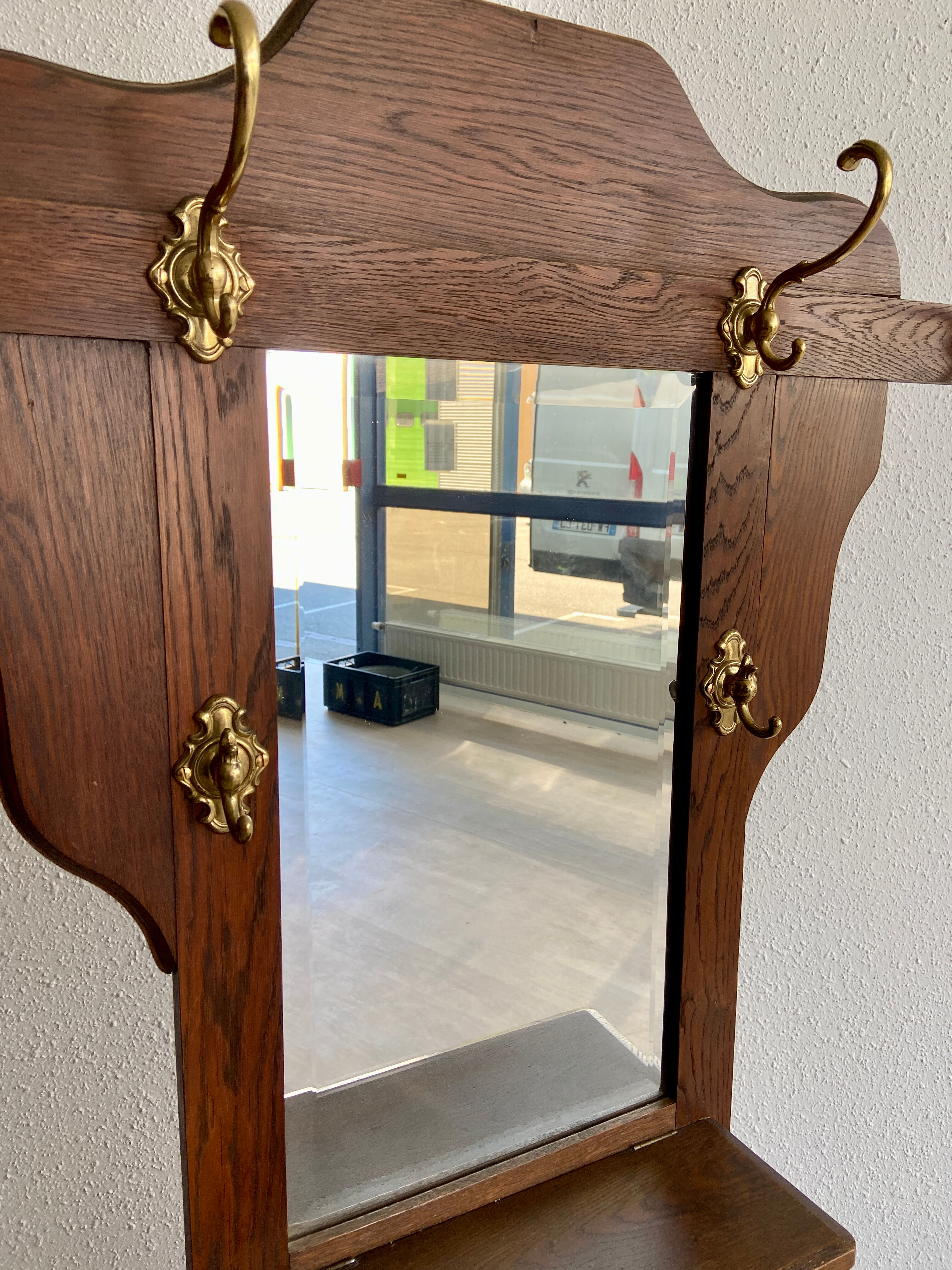 Old art deco coat rack 1940-50