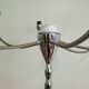 Vintage chrome floor lamp 6 lights – Space Age design from the 1970s