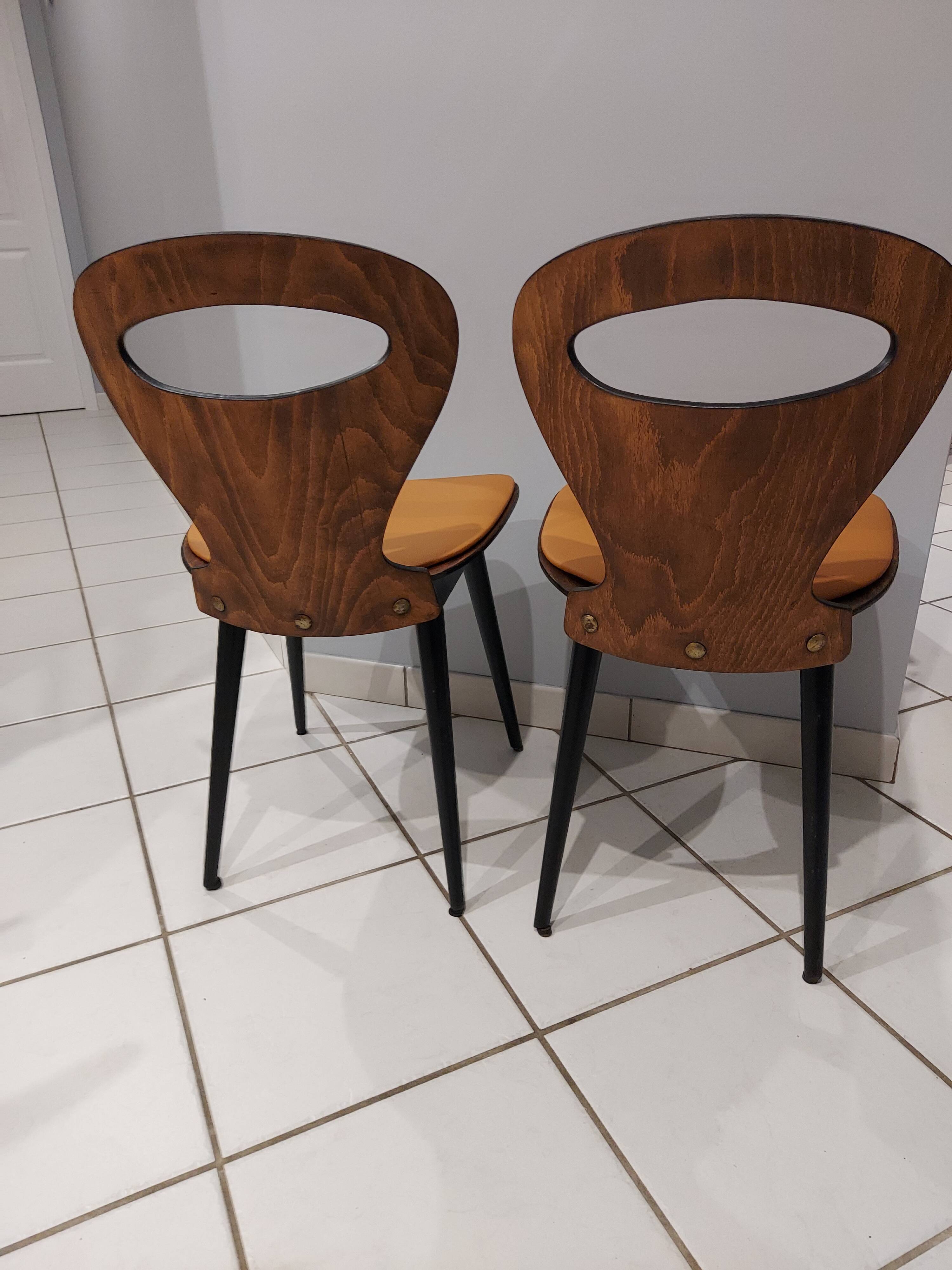 Pair of chairs from Baumann Ant model 1960s