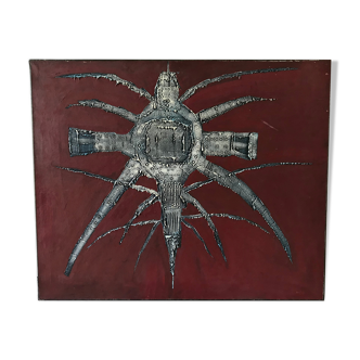 Oil on canvas "The Insect"