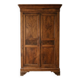 Antique Louis Philippe wardrobe in walnut