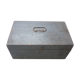 Wooden crate painted in grey