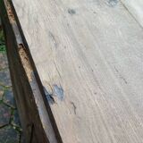 Antique wooden confit pot.