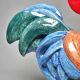 Polychrome porcelain rooster subject Hahn Georges Selim for Goebel Germany 1984