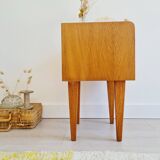 Bedside table with compass legs, 1960s