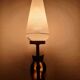 Two vintage tulip wall sconces