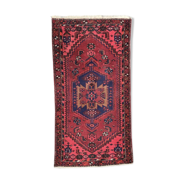 Carpet vintage Persian Hamadan done hand 110 X 210 CM