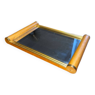 Art deco mirror tray