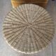 Wicker coffee table