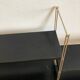 Vintage gold black string shelf 1960 144x60cm