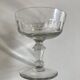 Set de 6 coupes a champagne 19e assorties à côtes plates et écailles