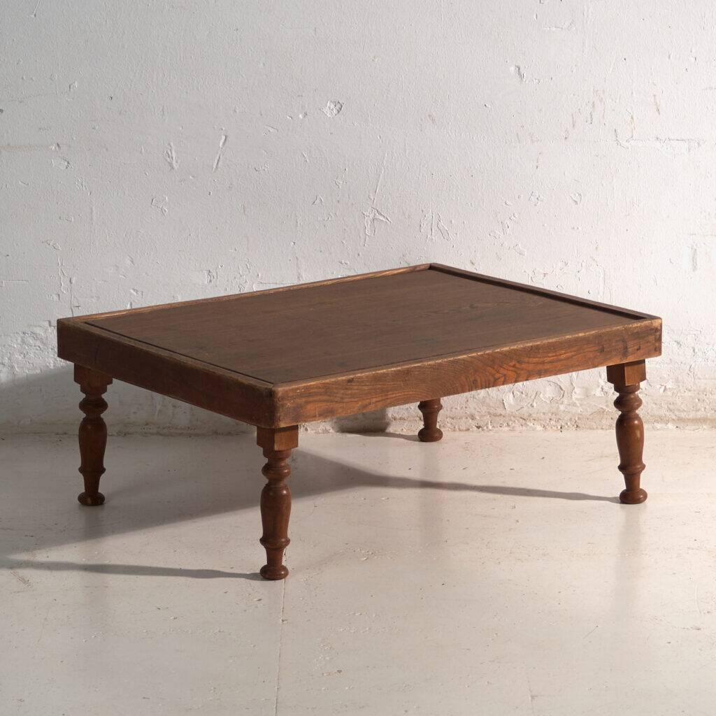 Antique Japanese folding coffee table in wood – Japan, circa 1920