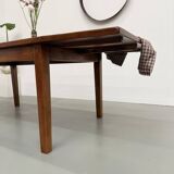 Cherry farmhouse table with 260cm extensions