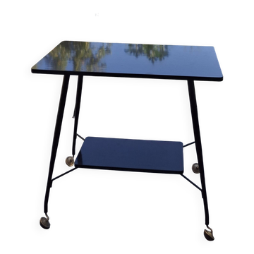 Vintage rolling dessert trolley