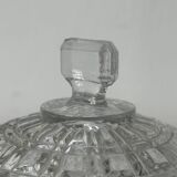 Sucrier en verre épais