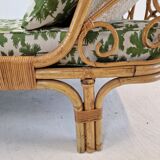 Italian Bamboo Daybed, 1960s