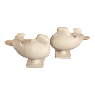 Salerons porcelain de Paris