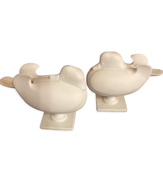 Salerons porcelaine de Paris
