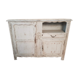 Old blue patinated buffet