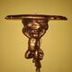 Gilded wood applique console