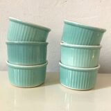 Ramequins en faience sarreguemines celadon