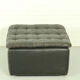 De Sede DS-11 modular lounge set – black leather, 1970s Swiss design