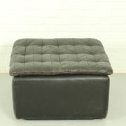 Salon modulaire De Sede DS-11 – cuir noir, design suisse des années 1970