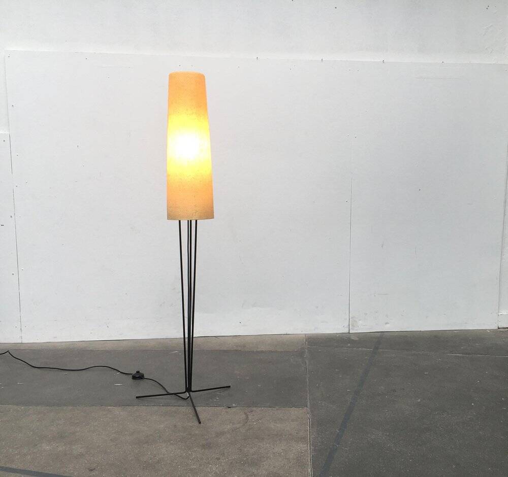 Minimalist floor lamp from Hesse Leuchten, mid-century, 1960s.