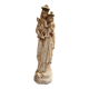 Religious statue of Our Lady of the Oak plaster 19th century