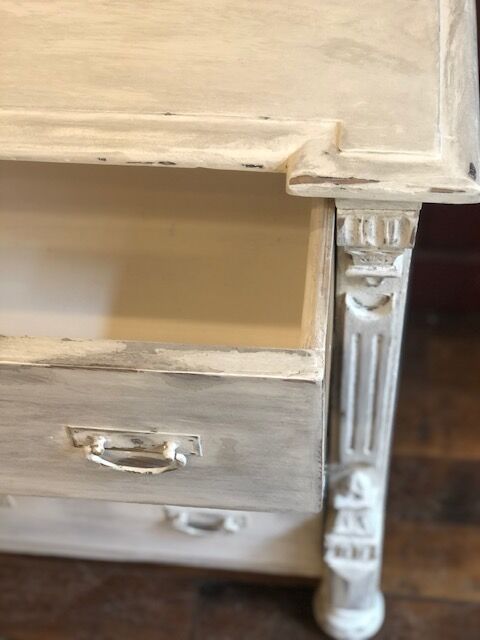 Commode en bois peint 19ème