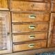 Low sideboard and jam cupboard set - solid wood