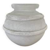 Vase Scavo, Murano, blanc, circa 1980