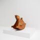 1970s Rocking Horse in Solid Pine Wood, Children’s Toy