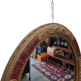 Miroir ovale vintage