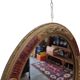 Vintage oval mirror
