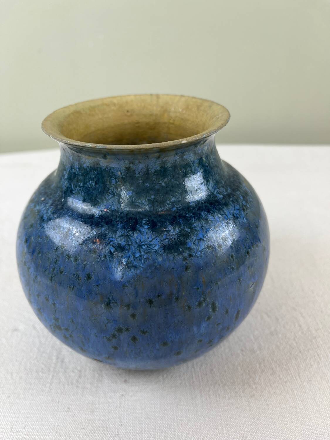 Vase « fleur de givre »