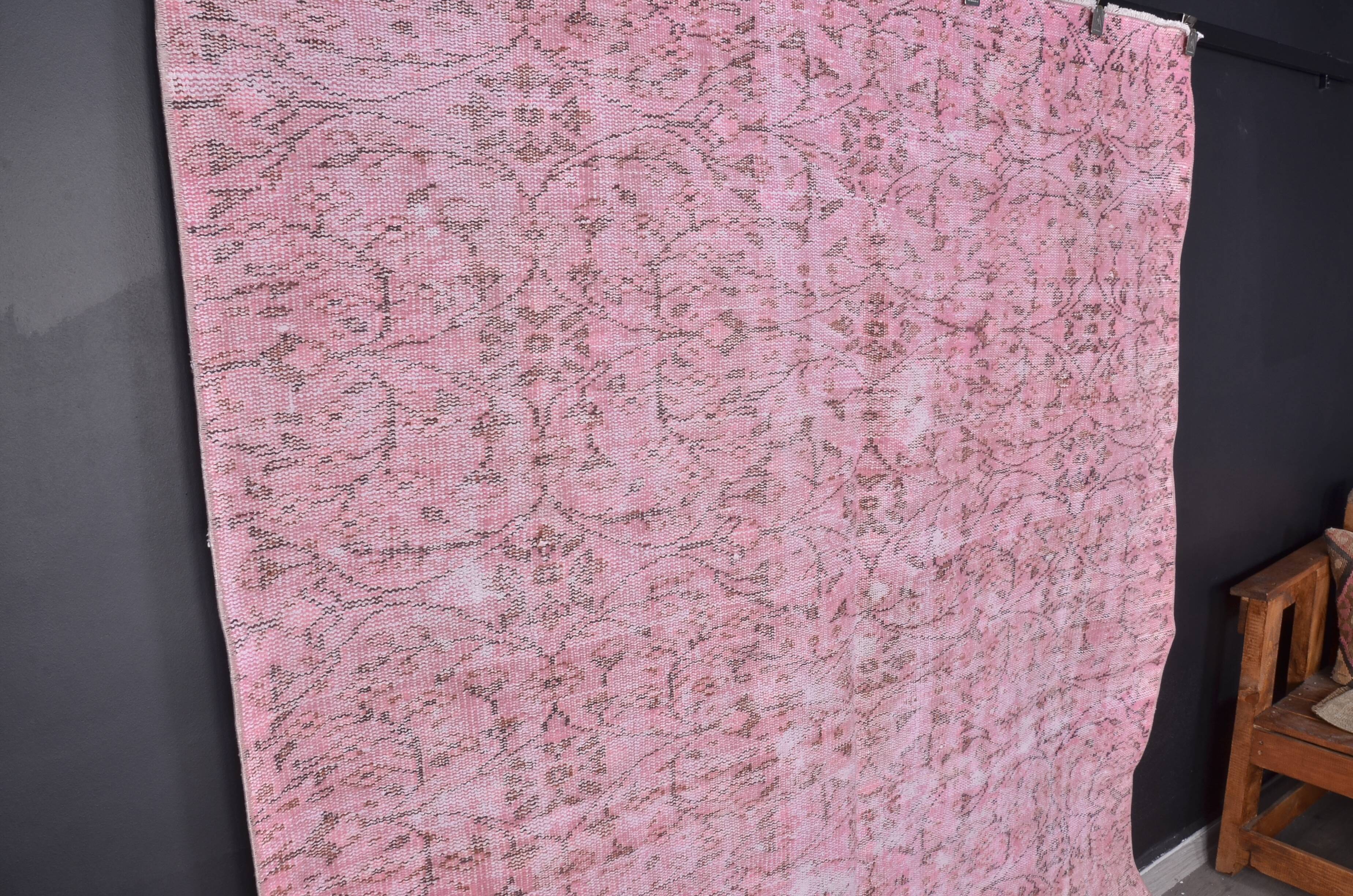 Vintage Turkish Pink Rug sku2344
