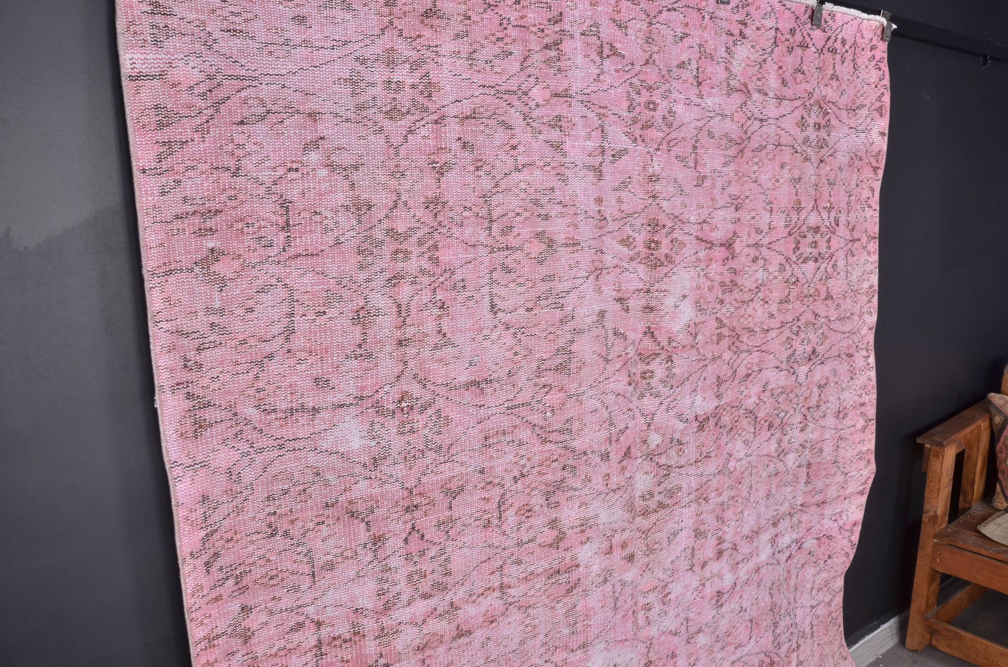 Tapis turc vintage rose sku2344